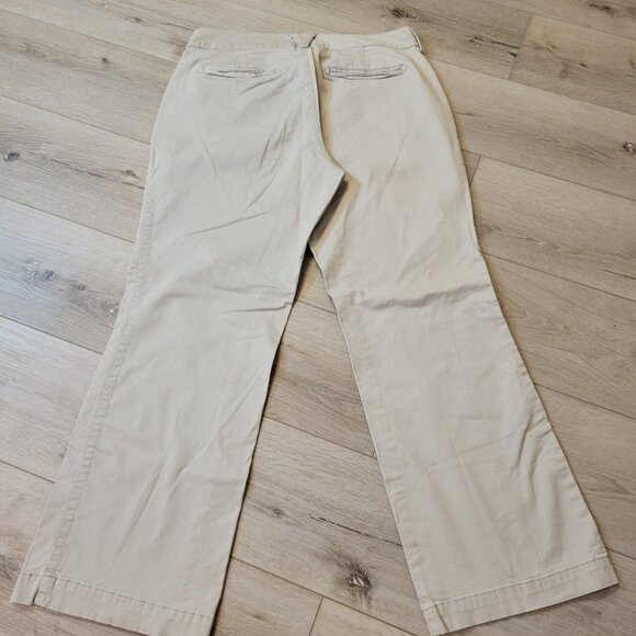 Dockers Women's Dress Pants 12P Med Beige Mid Rise Curvy Career Trousers - Picture 7 of 7